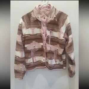 Sky and Sparrow Aztec Print Jacket